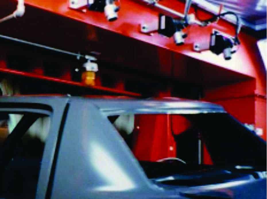 aplicación cañon de aire ionizado