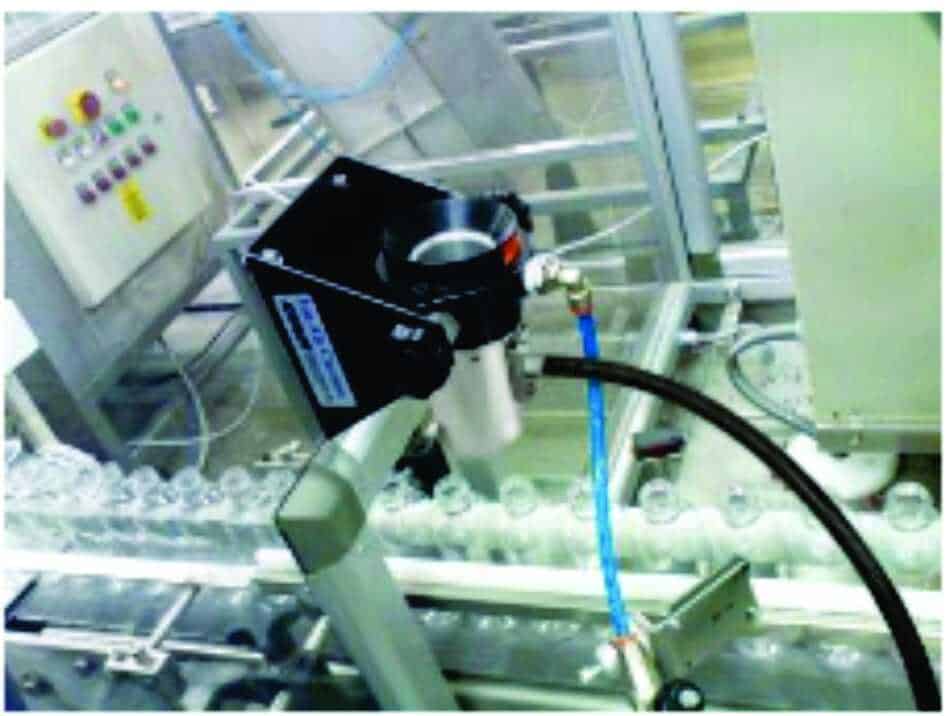 aplicación cañon de aire ionizado